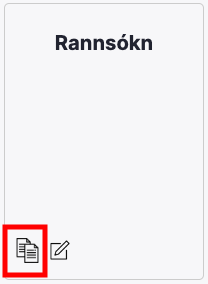 Rannsóknarsíða